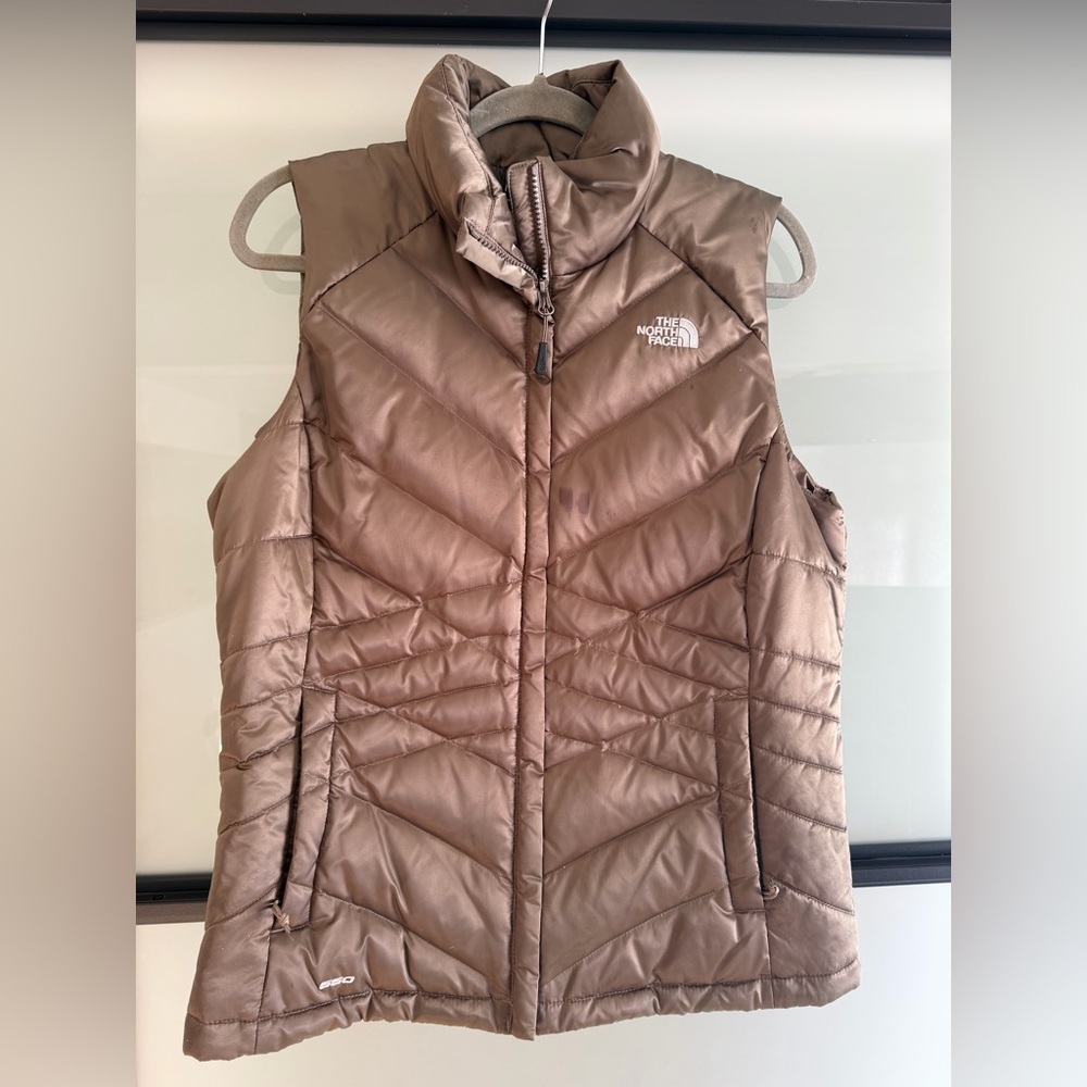 The North Face Metallic/Brown Vest